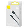 Baseus kabel USB-A USB-C 1 m 100 W - Szary