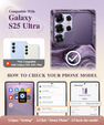 Etui do Samsung Galaxy S25 Ultra – GVIEWIN Quicksand/Purple