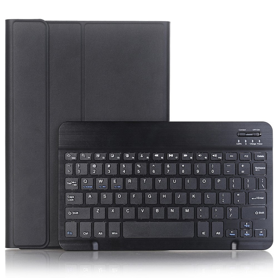 Etui z klawiaturą do iPad Air 11" 2025/2024 (7/6 gen.), Leather Pen Slot, czarne