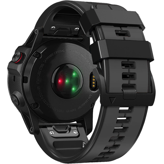 Pasek Silikonowy do Garmin Fenix 26mm, Black