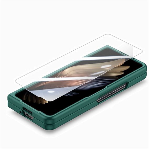 Etui do Samsung Galaxy Z Fold6 5G, z rączką, ciemnozielone