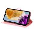 Etui z klapką do Samsung Galaxy M15 5G, Mandala, różowe