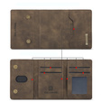 Etui do Samsung Galaxy S21 FE, DG.MING 2in1, kawowe