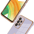 Etui do Samsung Galaxy A33 5G, Electro heart, fioletowe