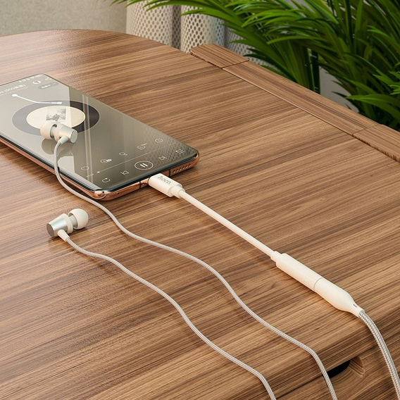 Adapter AUX USB C do Jack 3,5 mm Hoco LS30