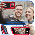 Etui pancerne  R-JUST z osłoną ekranu i podstawką do iPhone 17