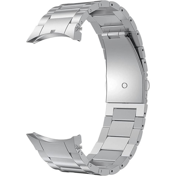 Pasek Bransoleta do Samsung Galaxy Watch 4/5/6 40/42/43/44/45/46/47mm, Srebrna