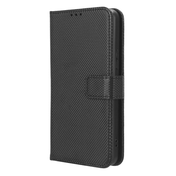 Etui z klapką do Nokia C12 4G, Wallet Smart Magnet, czarne