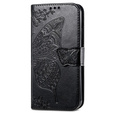 Etui z klapką do Google Pixel 8A, Butterfly, czarne