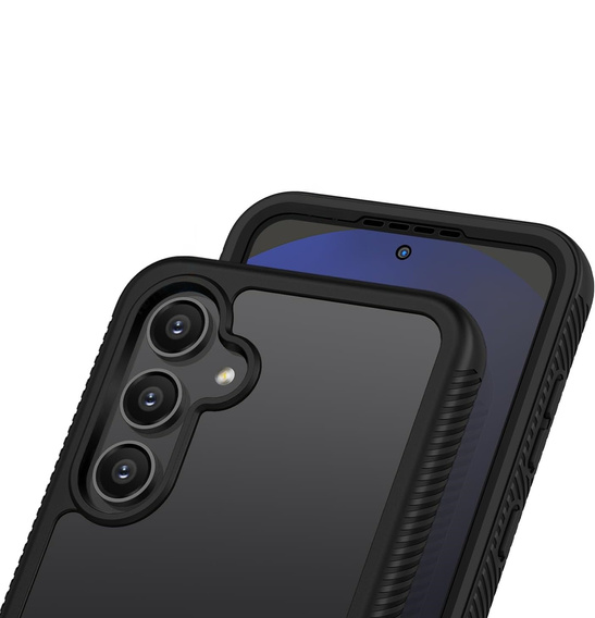 Etui do Samsung Galaxy S24 FE, Shockproof, z folią, czarne
