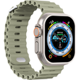 Pasek Silikonowy do Apple Watch 1/2/3/4/5/6/7/8/9/10/11/SE Ultra 1/2/3 42/44/45/46/49mm, Khaki