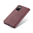 Etui CASEME do Samsung Galaxy S20 FE, Leather Wallet Case, czerwone
