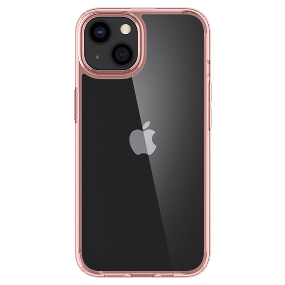 Etui Spigen do iPhone 13, Ultra Hybrid, różowe + szkło