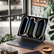 Etui z klawiaturą do iPad Pro 13" 2024 (7 gen.), Dux Ducis MK Series, czarne