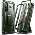 Etui pancerne do Samsung Galaxy A54 5G, Dexnor Full Body (Two Frames), zielone