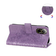 Etui z klapką do Realme C67, Mandala, fioletowe