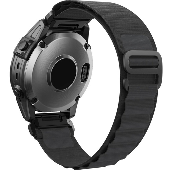 Pasek Nylonowy Quickfit do Garmin Fenix 5/6/6 PRO/7 Forerunner 965/955/945, Czarny