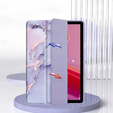 Etui Smartcase Hybrid do Lenovo Tab M11, z miejscem na rysik – fioletowe Marble