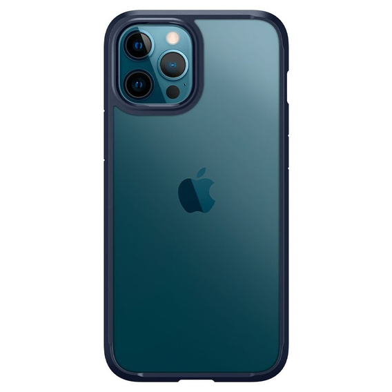 Etui Spigen do iPhone 12/12 Pro, Ultra Hybrid, Navy Blue, granatowe