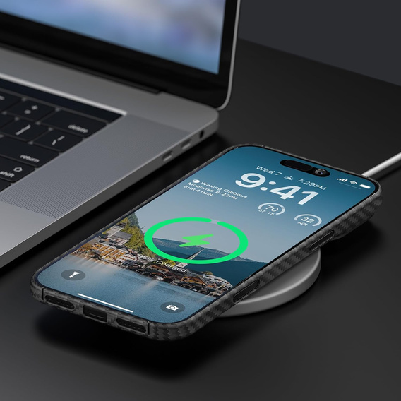 Etui ERBORD Full Kevlar do MagSafe do iPhone 17 Pro