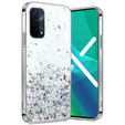 Etui do Oppo A54 5G/A74 5G/A93 5G, Glittery, przezroczyste
