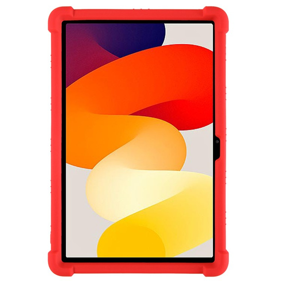 Etui silikonowe do Xiaomi Redmi Pad SE 11", Impact, pancerne, czerwone