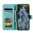 Etui z klapką do Xiaomi Redmi A3, Mandala, zielone