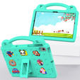 Etui do Lenovo M10 X306 2 Gen /  M10 Plus TB-X606 10.3 / Samsung Tab A 10.1 T510/515 / K10 X6C6, Cute Patterns, z podstawką, Zielone