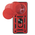 Etui pancerne do Realme 12 Pro 5G / 12 Pro+ 5G, CamShield Slide, czerwone