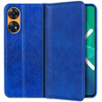 Etui z klapką do Oppo Reno8 T, Split Leather, niebieskie