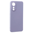 Etui do Oppo A78 4G, Silicone Lite, fioletowe