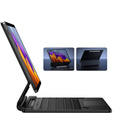 Etui z klawiaturą do Samsung Galaxy Tab S7 / S8, Dexnor Magnetic Keyboard Touchpad, czarne