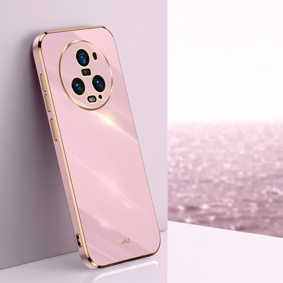 Etui do Honor Magic 5 Pro, Glamour CamShield, fioletowe