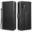 Etui z klapką do Infinix Note 12 5G, Crazy Horse Wallet, czarne