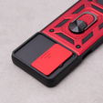 Etui pancerne do Realme C51, CamShield Slide, czerwone