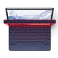Etui z klawiaturą do Samsung Galaxy Tab S10+/ S9+/ S8+/ S7+/ S7 FE, Dexnor Magnetic Keyboard Touchpad, niebieskie