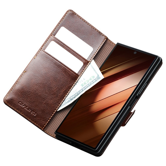 Skórzane etui portfelowe z funkcją podstawki do Samsung Galaxy Z Fold7
