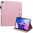 Etui do Lenovo Tab M10 Plus 10.6 Gen 3, z klapką, animal, różowe
