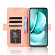 Etui z klapką Card Slot do Realme C71 – eleganckie i funkcjonalne, różowe