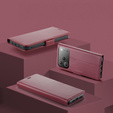 Etui ERBORD Glossy Litchi, portfel z klapką do iPhone 17 Pro Max