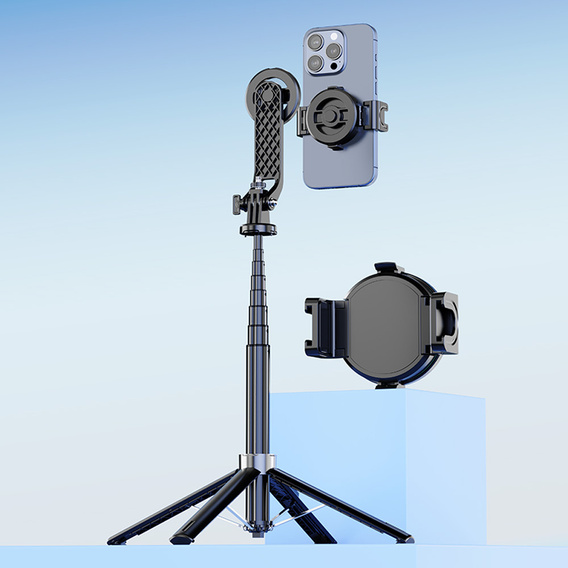 Blavec Fusion P06 – aluminiowy selfie stick z MagSafe, statywem i pilotem