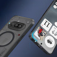 Etui do Nothing Phone 3A, do MagSafe, ERBORD Matt Case, czarny