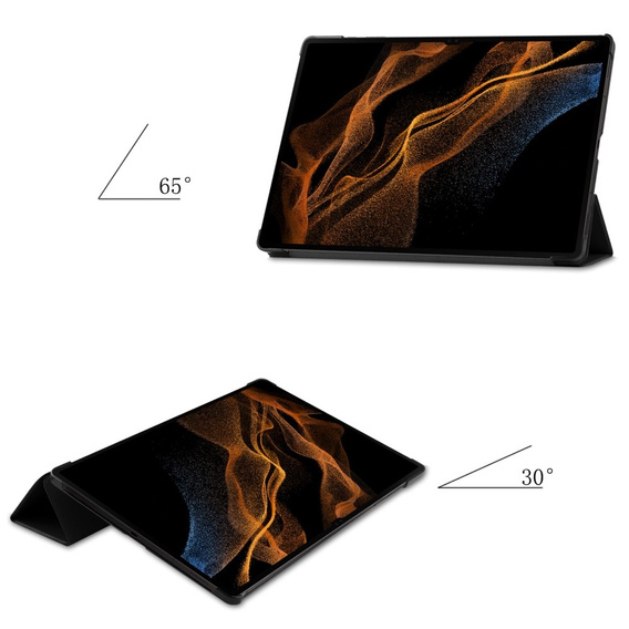 Etui do Samsung Galaxy Tab S9 Ultra, Smartcase, czarne