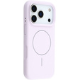 Etui silikonowe do iPhone 17 Pro, do MagSafe, antywstrząsowe, fioletowe