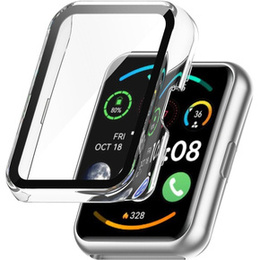 2w1 Etui + Szkło Hartowane do Huawei Watch Fit / Fit SE, przezroczyste