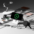 Etui Ringke do iPhone 16 Pro Max, Silicone MagSafe, czarne + Szkło Hartowane 9H