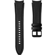 Pasek Skórzany do Samsung Galaxy Watch 4/5/6 40/42/43/44/45/46/47mm, Czarny