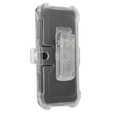 Pancerne Etui do Samsung Galaxy S24+, Belt Clip, z klipsem, przezroczyste / czarne