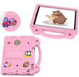 Etui do iPad 9.7" 2018/2017 (6/5 gen.) / Pro 9.7" 2016, Cute Patterns, z podstawką, Różowe