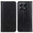 Etui do Xiaomi 14T, Wallet Litchi Leather, czarne